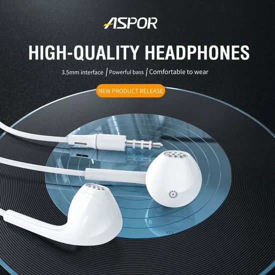 Wired Earphone Headphone Mobile with Mic for Smart Phone