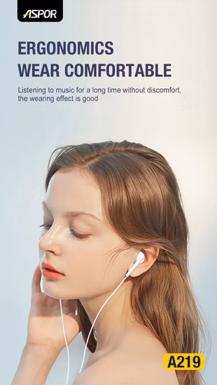 Wired Earphone Headphone Mobile with Mic for Smart Phone
